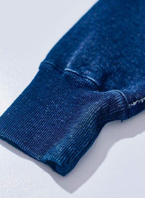 SIS25-101 ID 柿渋染めインディゴスウェットトレーナー SIS25101 SAMURAIJEANS サムライジーンズスウェット サムライジーンズスエットの画像