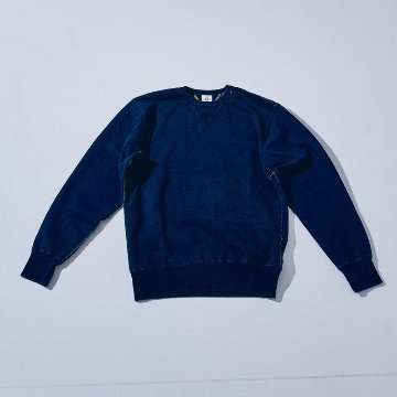 SIS25-101 ID 柿渋染めインディゴスウェットトレーナー SIS25101 SAMURAIJEANS サムライジーンズスウェット サムライジーンズスエットの画像