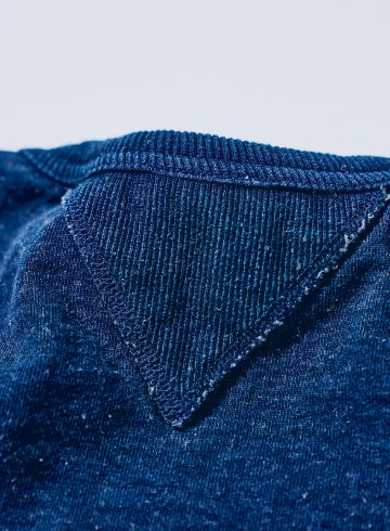 SIS25-101 ID 柿渋染めインディゴスウェットトレーナー SIS25101 SAMURAIJEANS サムライジーンズスウェット サムライジーンズスエットの画像