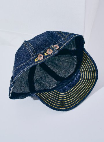 SJ201WC-3100VX ID 17OZ零+デニムワークキャップ SJ201WC3100VX SAMURAIJEANSの画像
