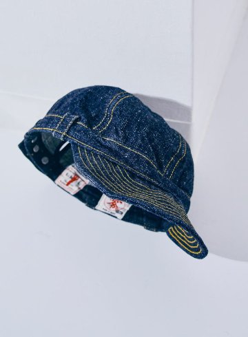 SJ201WC-3100VX ID 17OZ零+デニムワークキャップ SJ201WC3100VX SAMURAIJEANSの画像