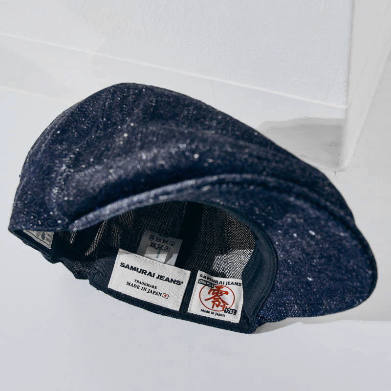 SJ301HN-17OZ ID デニムハンチング SJ301HN17OZ SAMURAIJEANS サムライジーンズハンチング 帽子 ハンチングキャップの画像