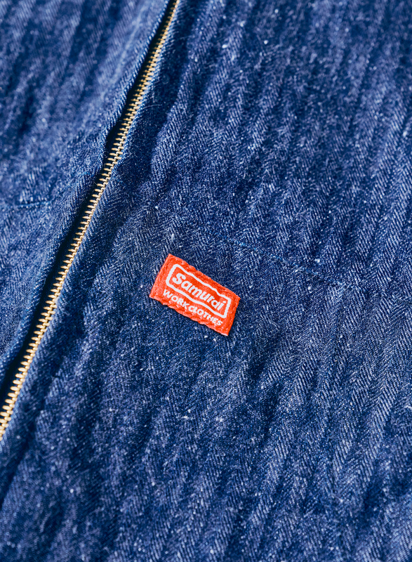 SWCJK25-HB ヘリンボーンフーディジャケット SWCJK25HB SAMURAIJEANS サムライジーンズジャケット アウター SAMURAIWORKCLOTHESの画像