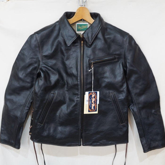 SRJ-01(ワケアリ品)-BK-サイズ42-1-SRJ-01のワケアリ品-SRJ01(ワケアリ品)THEFLATHEADフラットヘッドレザーウエア・フラットヘッド革ジャンの画像