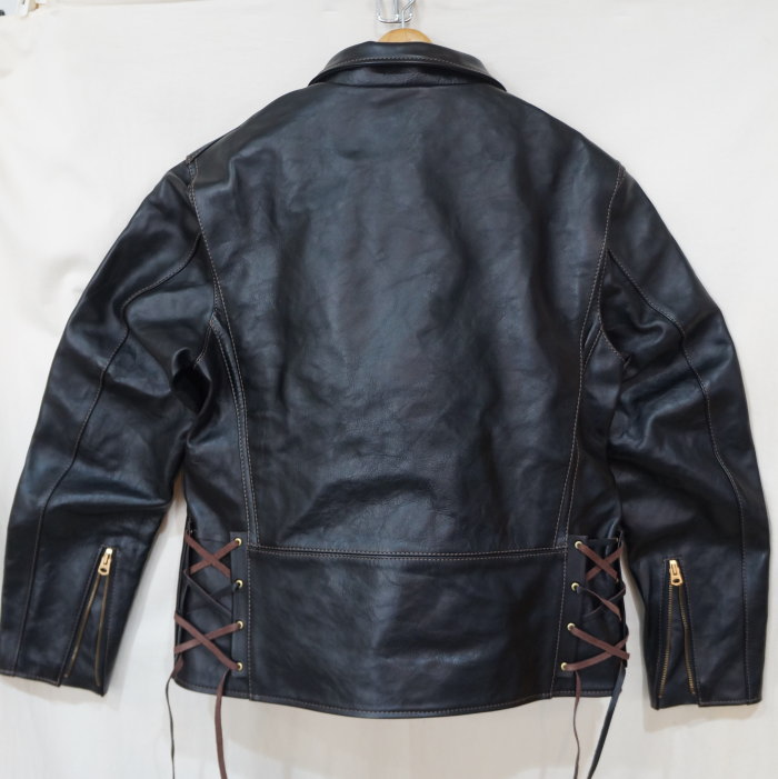 SRJ-01(ワケアリ品)-BK-サイズ42-1-SRJ-01のワケアリ品-SRJ01(ワケアリ品)THEFLATHEADフラットヘッドレザーウエア・フラットヘッド革ジャンの画像
