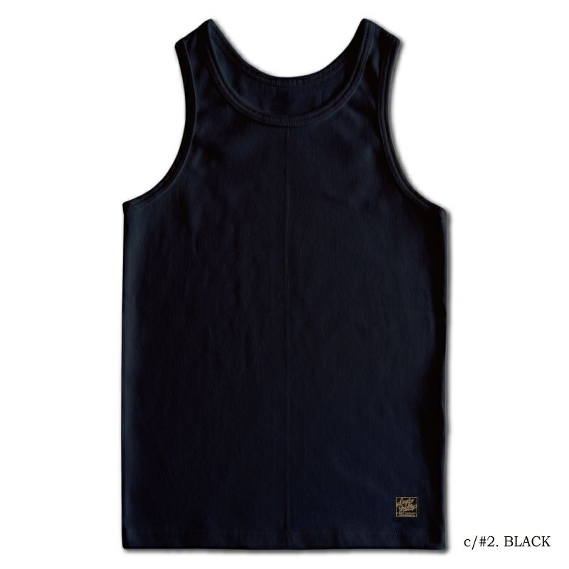 TNKP-00 BK リブタンクトップ TNKP00 DELUXEWARE デラックスウエアタンクトップの画像