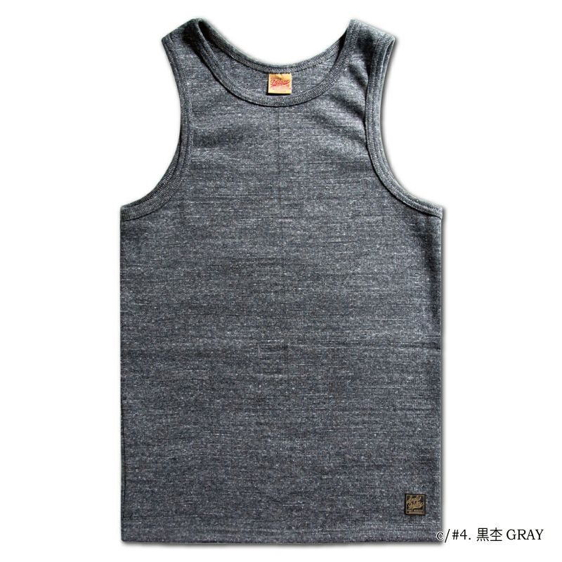TNKP-00 BKMGRY リブタンクトップ TNKP00 DELUXEWARE デラックスウエアタンクトップの画像