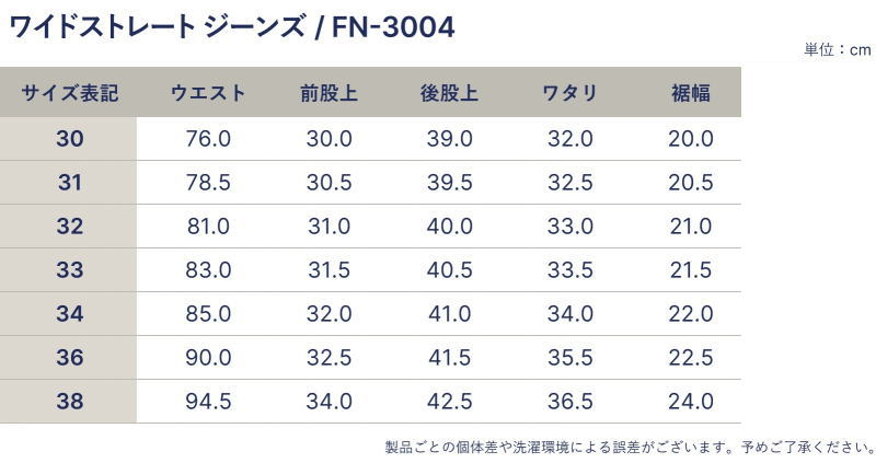 FN-3004 ワイドストレート2024年以降生産モデル FN3004 FLATHEAD フラットヘッドデニムジーンズ フラットヘッドジーンズの画像