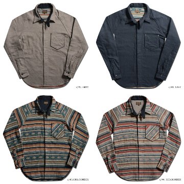 7649C 40S NATIVE BORDER DELUXEWARE デラックスウエアシャツ シャツ長袖の画像