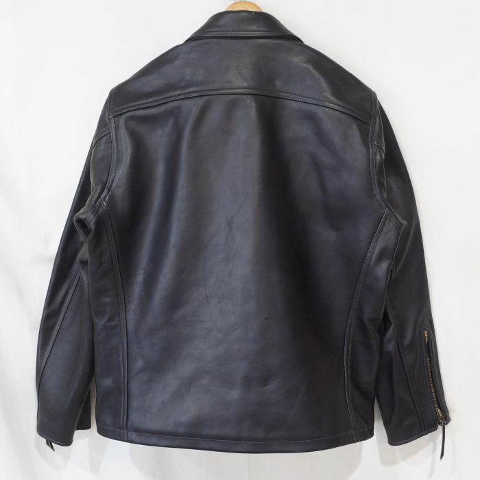 D-21C URBANE SINGLE JACKET D21C DELUXEWARE デラックスウエアレザージャケット ライダースジャケット 革ジャン アウターの画像