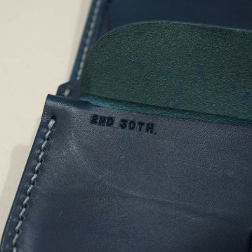 CBM195-2ND-BL-30周年記念2ND別注CBM195マチ付きロングウォレット-CBM1952ND-2ND別注黒羽（CROW：クロウ)ロングウォレット(長財布)の画像