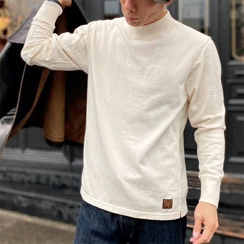 M300-00 NA MOCK NECK KNIT M30000 DELUXEWARE デラックスウエア長袖ニットの画像