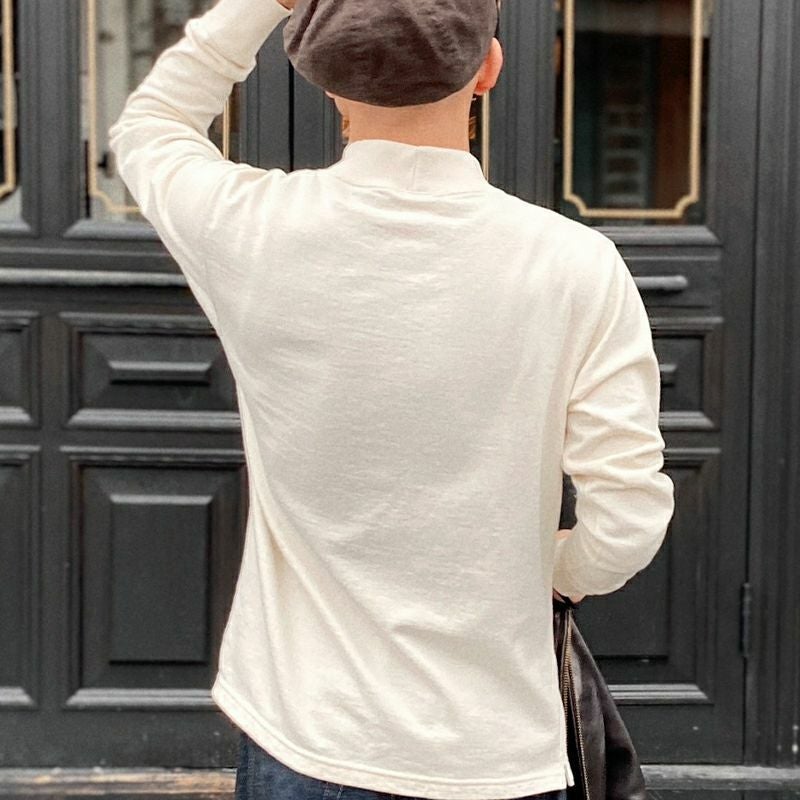 M300-00 NA MOCK NECK KNIT M30000 DELUXEWARE デラックスウエア長袖ニットの画像
