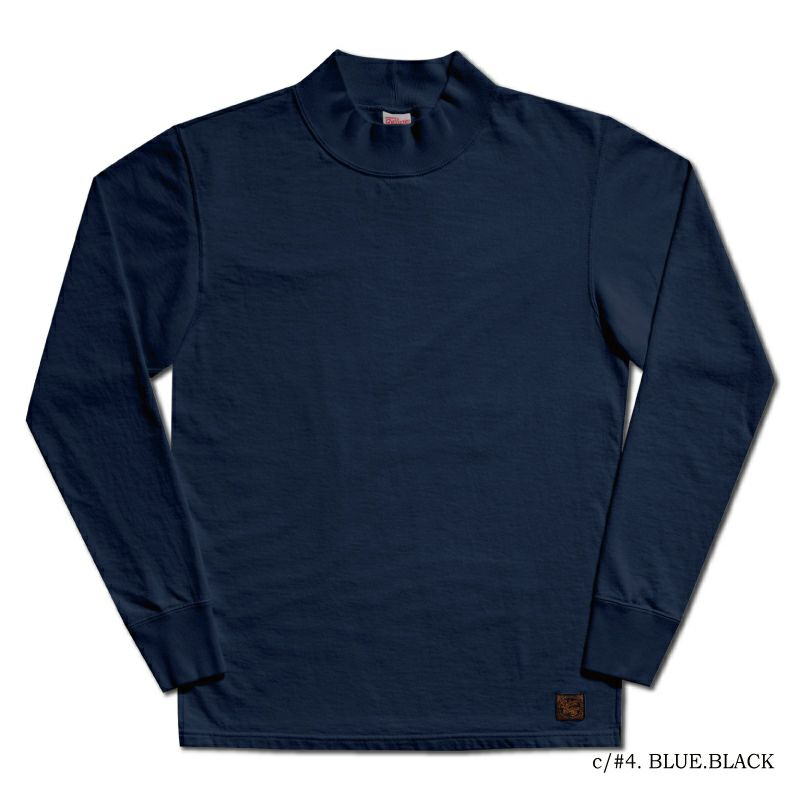 M300-00 BLBK MOCK NECK KNIT M30000 DELUXEWARE デラックスウエア長袖ニットの画像