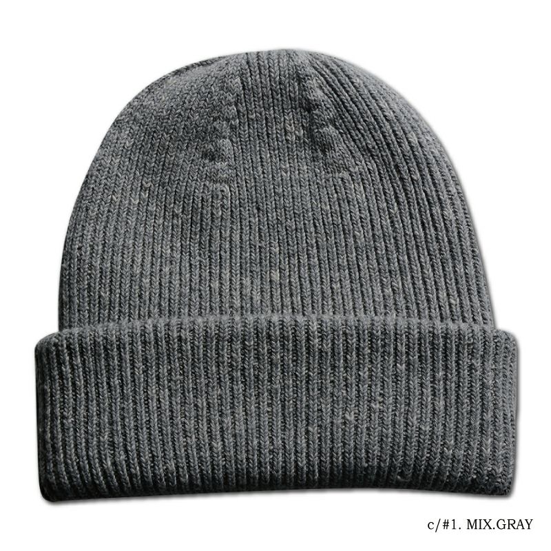 DLC-005 MIX.GRY KNIT CAP DLC005 デラックスウエア DELUXEWARE ニットキャップ ニット帽 帽子の画像