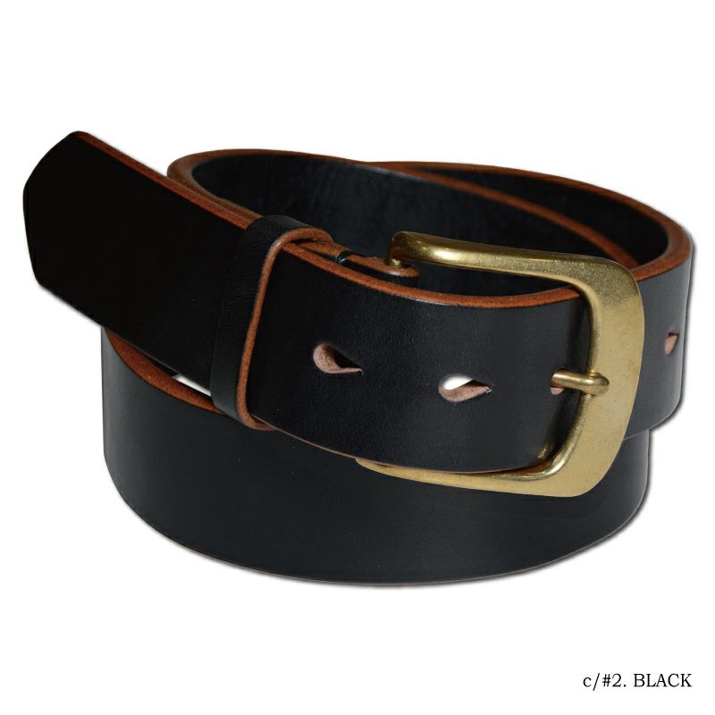 DBE-001 6MM LEATHER BELT DBE001 DELUXEWARE デラックスウエアベルト レザーベルト LEATHERBELTの画像