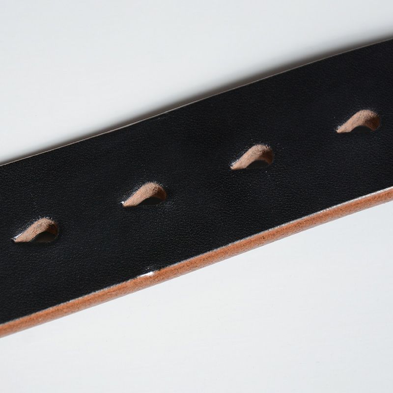 DBE-001 6MM LEATHER BELT DBE001 DELUXEWARE デラックスウエアベルト レザーベルト LEATHERBELTの画像