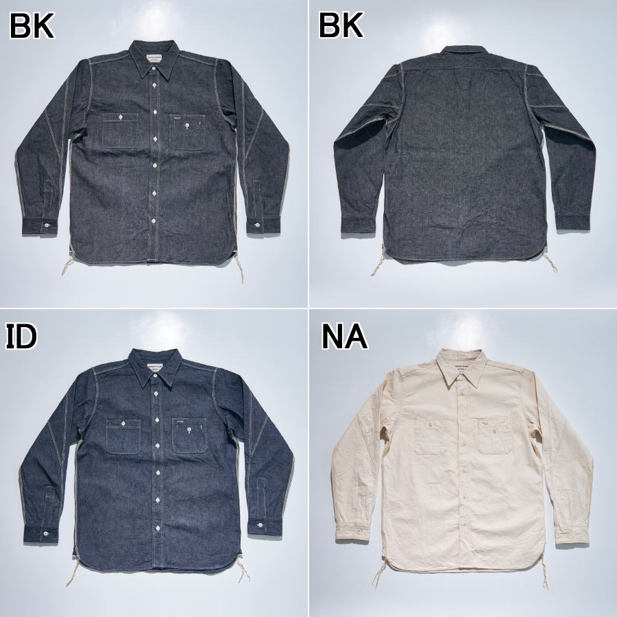 SJCBS25 ヘビーセルビッチシャンブレーシャツ SAMURAIJEANS サムライジーンズ シャツ 長袖シャツ シャンブレーシャツの画像