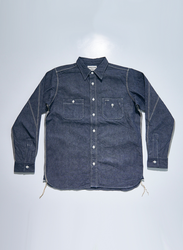 SJCBS25 ヘビーセルビッチシャンブレーシャツ SAMURAIJEANS サムライジーンズ シャツ 長袖シャツ シャンブレーシャツの画像