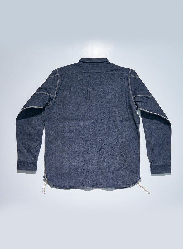 SJCBS25 ヘビーセルビッチシャンブレーシャツ SAMURAIJEANS サムライジーンズ シャツ 長袖シャツ シャンブレーシャツの画像