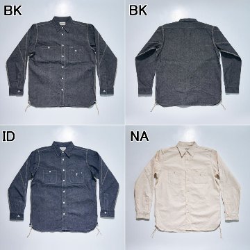 SJCBS25 ヘビーセルビッチシャンブレーシャツ SAMURAIJEANS サムライジーンズ シャツ 長袖シャツ シャンブレーシャツの画像