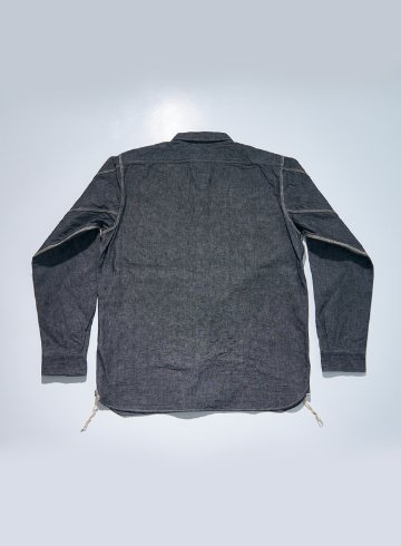 SJCBS25 ヘビーセルビッチシャンブレーシャツ SAMURAIJEANS サムライジーンズ シャツ 長袖シャツ シャンブレーシャツの画像