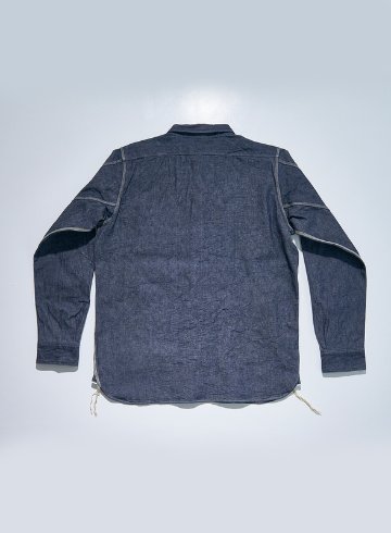 SJCBS25 ヘビーセルビッチシャンブレーシャツ SAMURAIJEANS サムライジーンズ シャツ 長袖シャツ シャンブレーシャツの画像