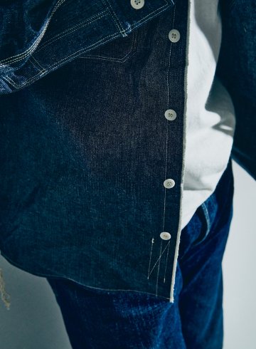 SJCBS25 ヘビーセルビッチシャンブレーシャツ SAMURAIJEANS サムライジーンズ シャツ 長袖シャツ シャンブレーシャツの画像