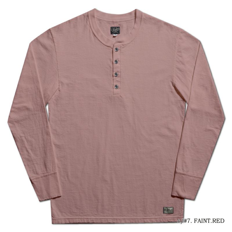 SPINNER.L RD WORKER HENLEY NECK SPINNERL DELUXEWARE デラックスウエア長袖Ｔシャツ DALEE'S ダリーズヘンリーネック長袖Tシャツの画像