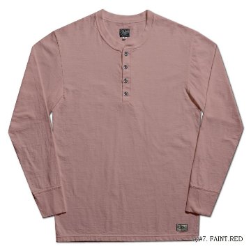 SPINNER.L RD WORKER HENLEY NECK SPINNERL DELUXEWARE デラックスウエア長袖Ｔシャツ DALEE'S ダリーズヘンリーネック長袖Tシャツの画像