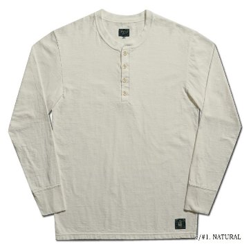 SPINNER.L NA WORKER HENLEY NECK SPINNERL DELUXEWARE デラックスウエア DALEE'S ダリーズヘンリーネック長袖Tシャツの画像