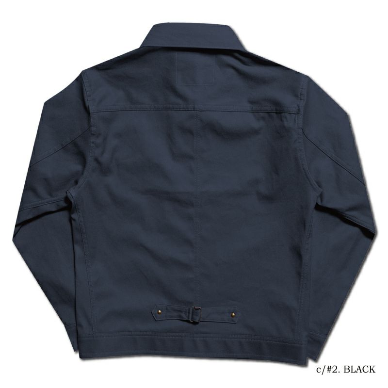 81B BK 30s DENIM ZIP JACKET DELUXEWARE デラックスウエアジャケット DALEE'S ダリーズアウター ジャケットの画像