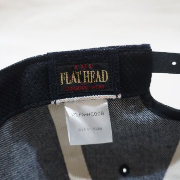 FN-HC008 デニムトラッカーキャップ FNHC008 FLATHEAD フラットヘッドキャップの画像