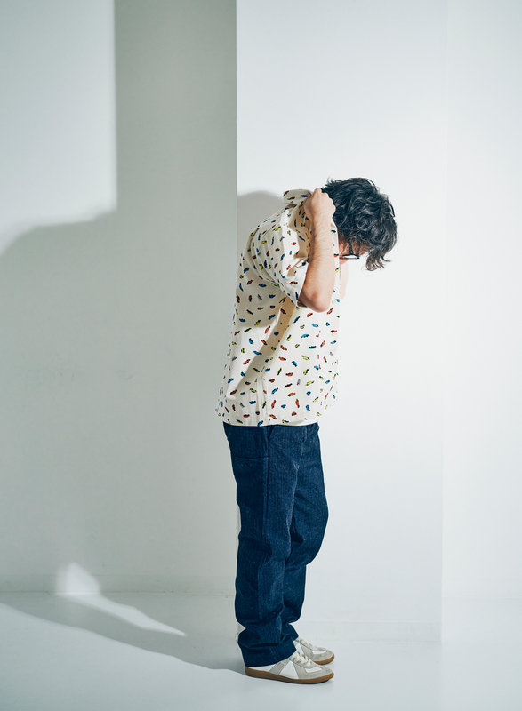 SMOS25 BE サムライ自動車倶楽部半袖オープンシャツ SAMURAIJEANS サムライジーンズワークシャツ サムライジーンズシャツ サムライ自動車倶楽部 ワークシャツの画像