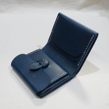 C15AN-2ND 30周年記念2ND別注C15AN二つ折り財布 C15AN2ND-2ND別注黒羽（CROW：クロウ) ハーフウォレット（ショートウォレット：二つ折り財布)の画像