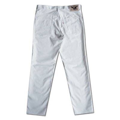 WHDX-04P-WHITE TROUSER-WHDX04P-DELUXEWARE-デラックスウエアトラウザーズ-デラックスウエアパンツの画像