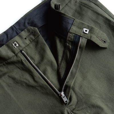 TRUMAN SL-ARMY.G-チノ-パンツ-30s SLIM TROUSER-TRUMANSL-DELUXEWARE-デラックスウエアパンツ-DALEE'S-ダリーズパンツの画像