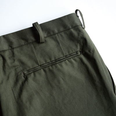 TRUMAN SL-ARMY.G-チノ-パンツ-30s SLIM TROUSER-TRUMANSL-DELUXEWARE-デラックスウエアパンツ-DALEE'S-ダリーズパンツの画像