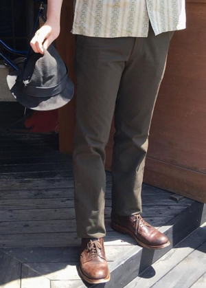 TRUMAN SL-BKKK-チノ-パンツ-30s SLIM TROUSER-TRUMANSL-DELUXEWARE-デラックスウエアパンツ-DALEE'S-ダリーズパンツの画像