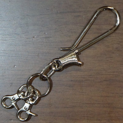 HOOK HOLDER.L-SV-フックキーホルダーL-HOOKHOLDERL-DELUXEWARE-Fixum＆Logs-フィクサムアンドログス-デラックスウエアキーホルダー-デラックスウエアの画像