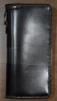 FN-WLN5-4SS-BKxBKxBKxRD-手縫いスタッズウォレットFNWLN54SS(旧品番FS-00FS)-FNWLN54SS-FS00FS-FLATHEAD-フラットヘッド手縫いレザーウォレの画像