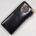 FN-WLN5-4SS-BKxTANxTANxRD-手縫いスタッズウォレットFNWLN54SS(旧品番FS-00FS)-FNWLN54SS-FS00FS-FLATHEAD-フラットヘッド手縫いレザーウの画像