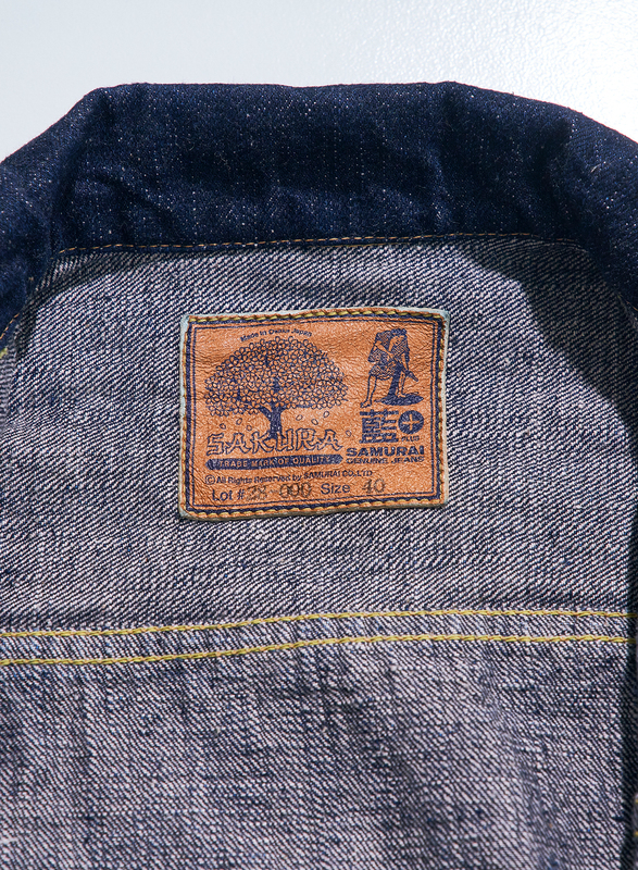 S101AX-SAKURA 藍+桜Gジャン S101AXSAKURA SAMURAIJEANS サムライジーンズデニムジャケット Gジャンの画像