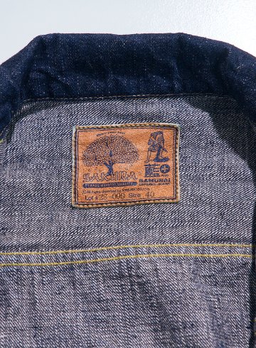 S101AX-SAKURA 藍+桜Gジャン S101AXSAKURA SAMURAIJEANS サムライジーンズデニムジャケット Gジャンの画像