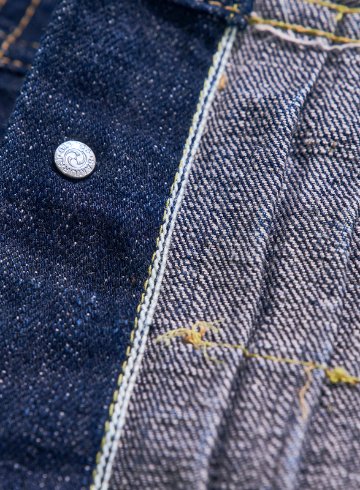 S101AX-SAKURA 藍+桜Gジャン S101AXSAKURA SAMURAIJEANS サムライジーンズデニムジャケット Gジャンの画像