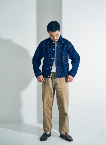 S101AX-SAKURA 藍+桜Gジャン S101AXSAKURA SAMURAIJEANS サムライジーンズデニムジャケット Gジャンの画像