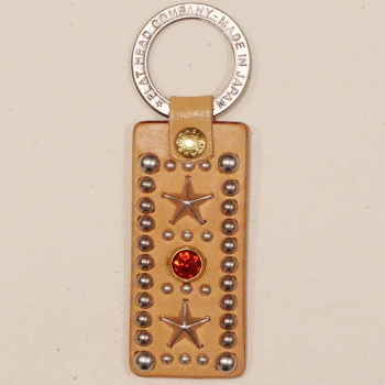 SK-09-スタッズキーホルダーSK09-SK09-FLATHEAD-フラットヘッドレザーキーホルダー-STOCKBURG-ストックバーグの画像