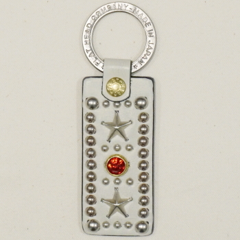 SK-09-スタッズキーホルダーSK09-SK09-FLATHEAD-フラットヘッドレザーキーホルダー-STOCKBURG-ストックバーグの画像