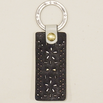 SK-09-スタッズキーホルダーSK09-SK09-FLATHEAD-フラットヘッドレザーキーホルダー-STOCKBURG-ストックバーグの画像