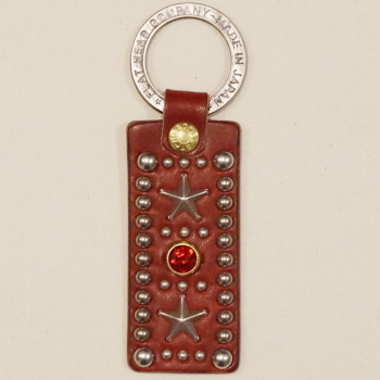 SK-09-スタッズキーホルダーSK09-SK09-FLATHEAD-フラットヘッドレザーキーホルダー-STOCKBURG-ストックバーグの画像